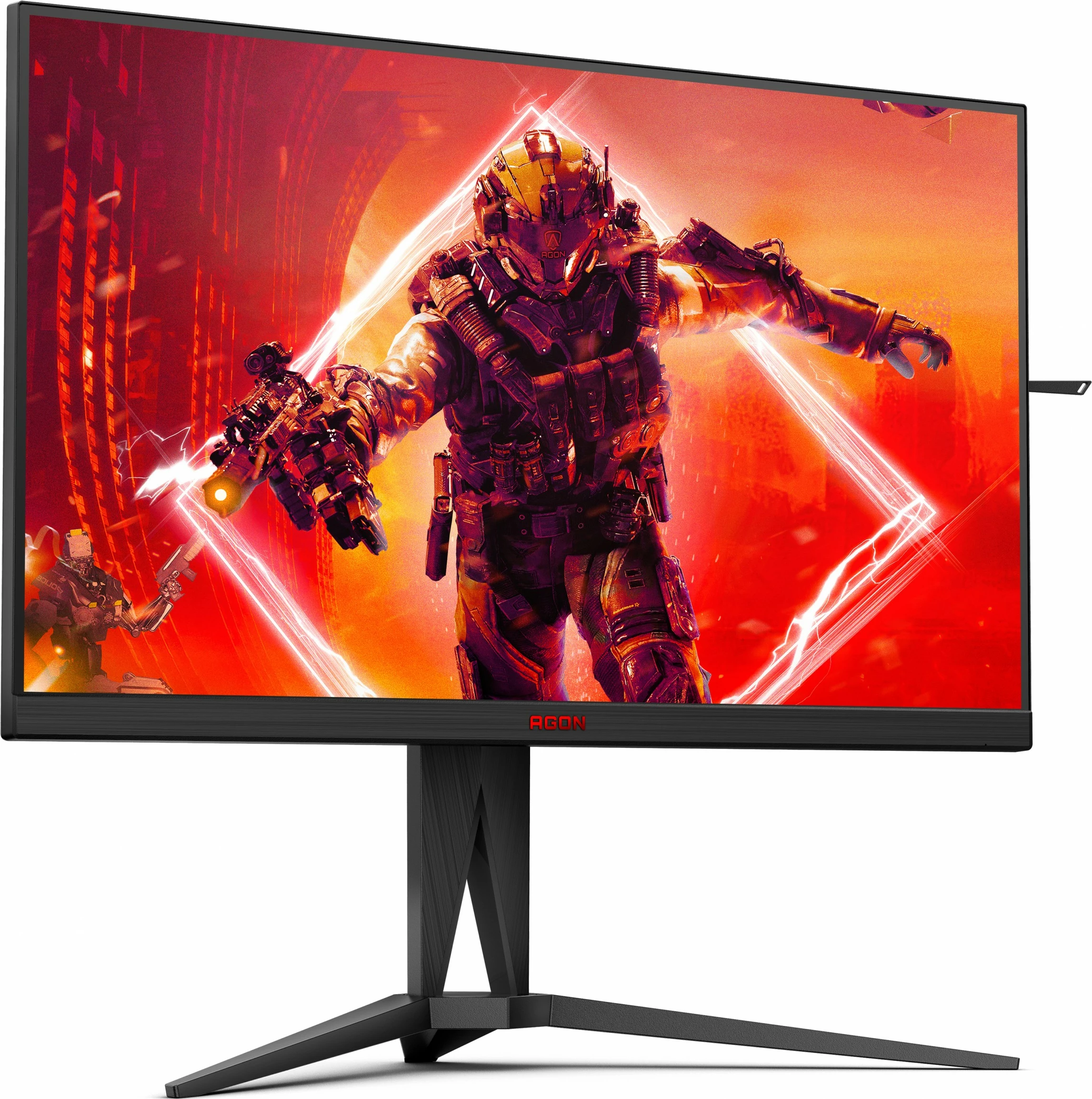 Monitor AOC AG275QX/EU 27 inç, QHD, 170Hz, 1ms, i zi i kuq