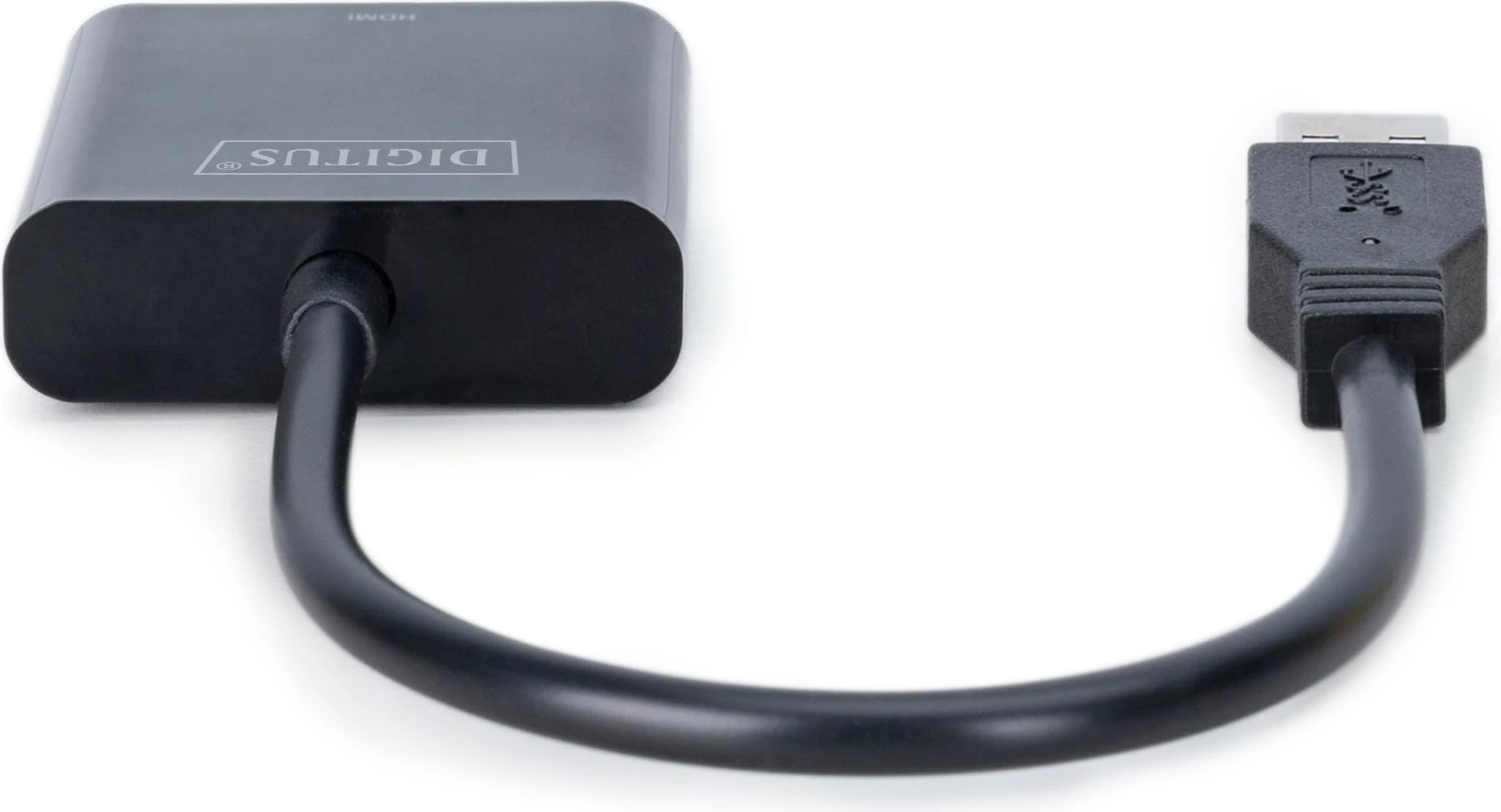 Adapter USB 3.0 në HDMI Digitus deri 1080p, i zi