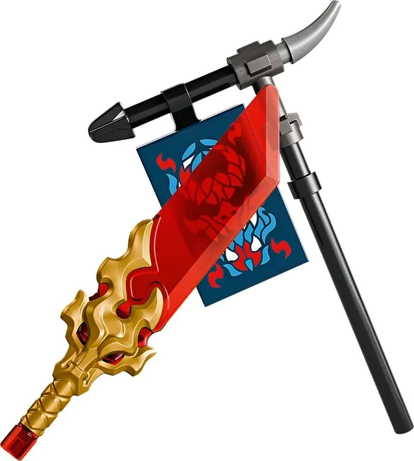 Set LEGO NINJAGO 71843 Rogue’s Mech Dragon Rider me 4 minifigura