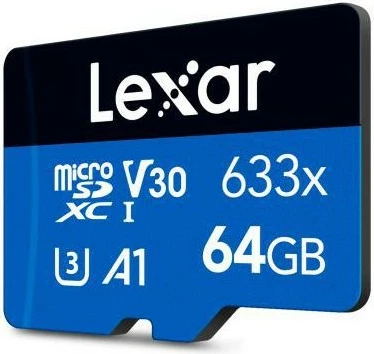 Kartelë memorie Lexar 64GB microSDXC UHS-I 633x