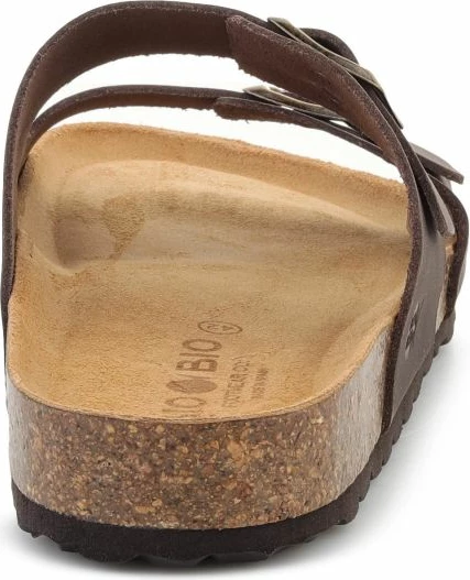 Flip-flopa lëkure për meshkuj Bio Bio Bobby Café, kafe [Madhësia: 45]