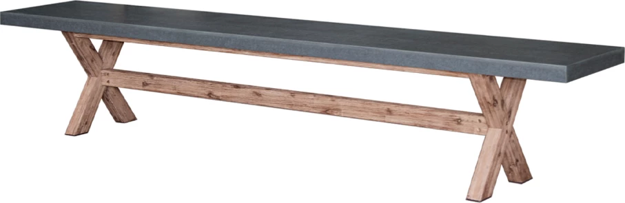 Bankë Camiro, çimento, 220x40x45