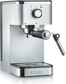 Makinë espresso me portafilter Graef Salita ES 400, argjendtë