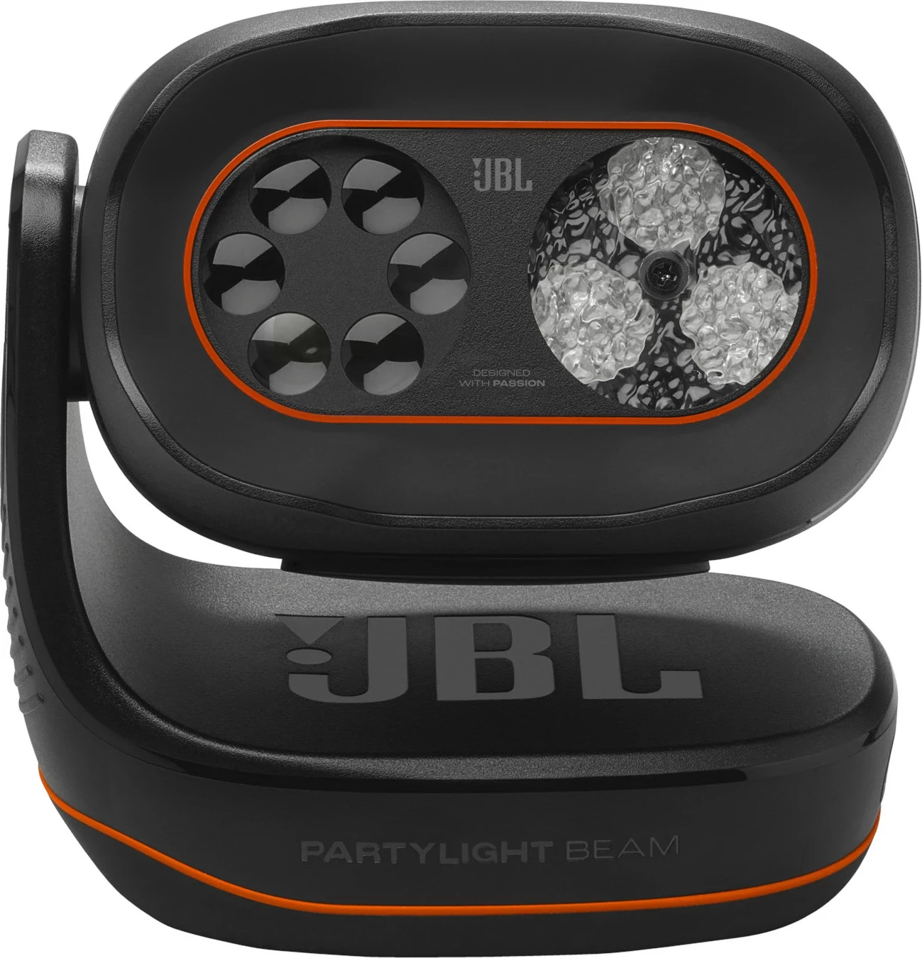 Dritë projektori për party JBL PartyLight Beam, sinkronizim wireless me PartyBox, kontroll me aplikacion, e zezë