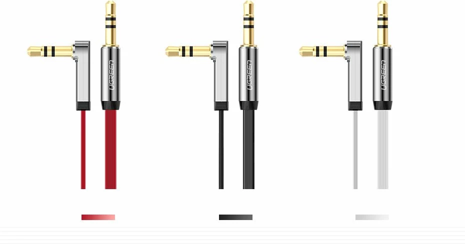 Kabllo audio AUX Ugreen 10728, 3.5 mm mini jack, 3 m, argjendtë