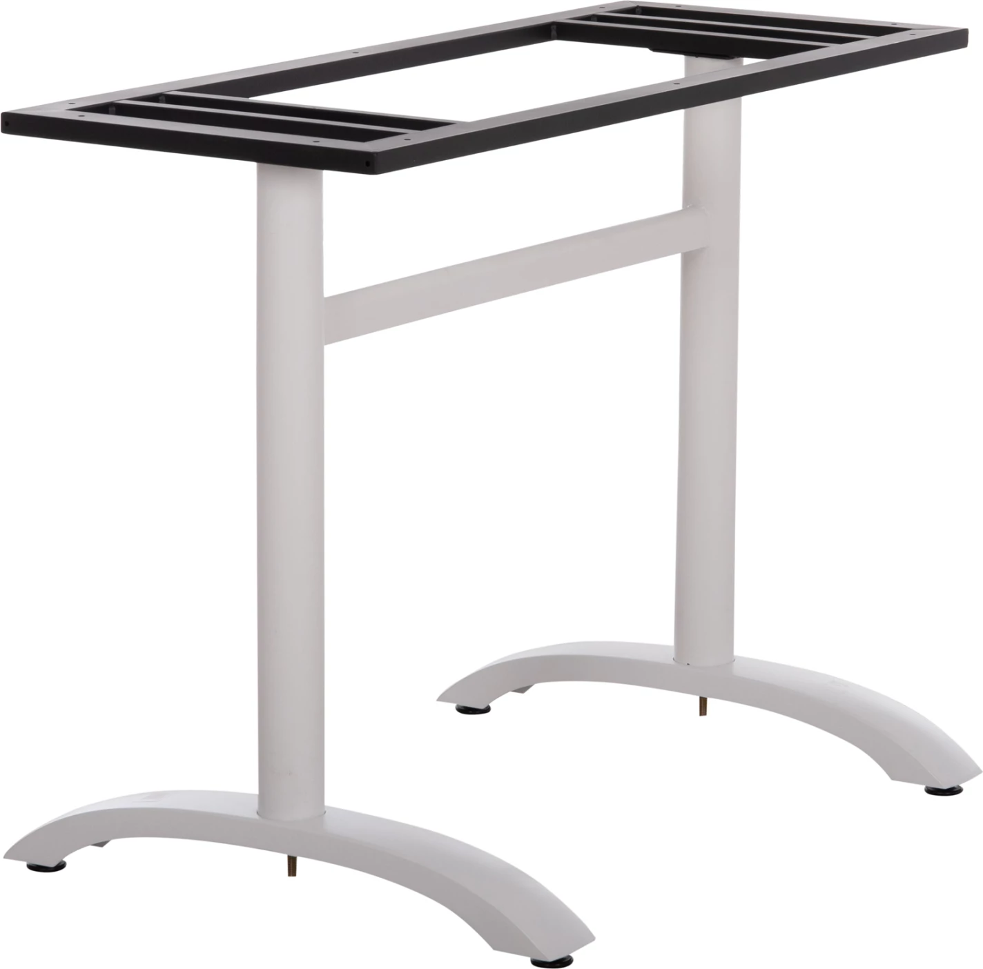 Baza për tavolinë metalike, e bardhë, me rregullues lartësie, 100x60x73cm