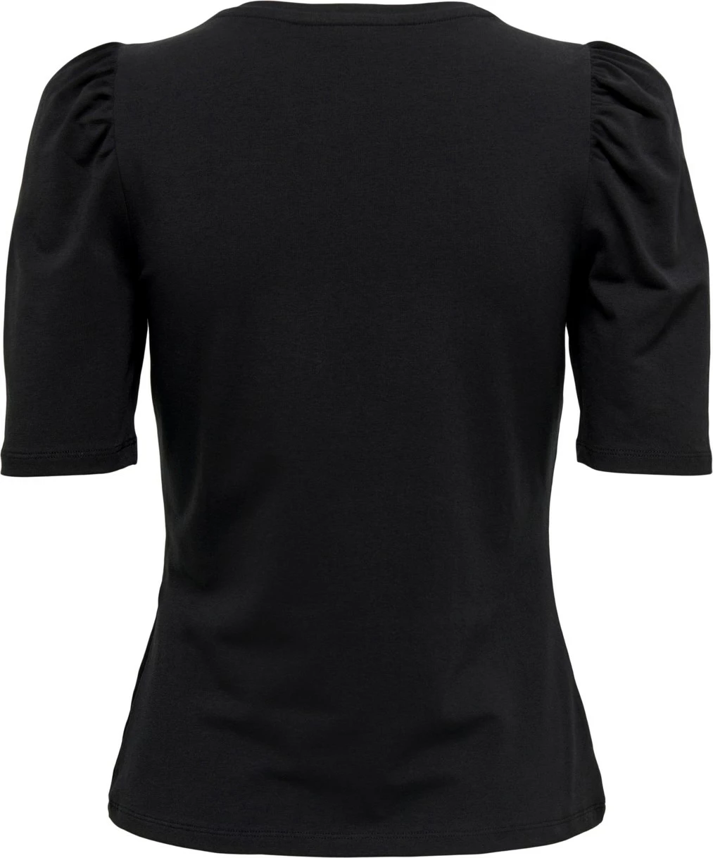 Maicë për femra Only ONLLIVE LOVE 2/4 PUFFTOP JRS NOOS 15282484, e zezë [Madhësia: XL]
