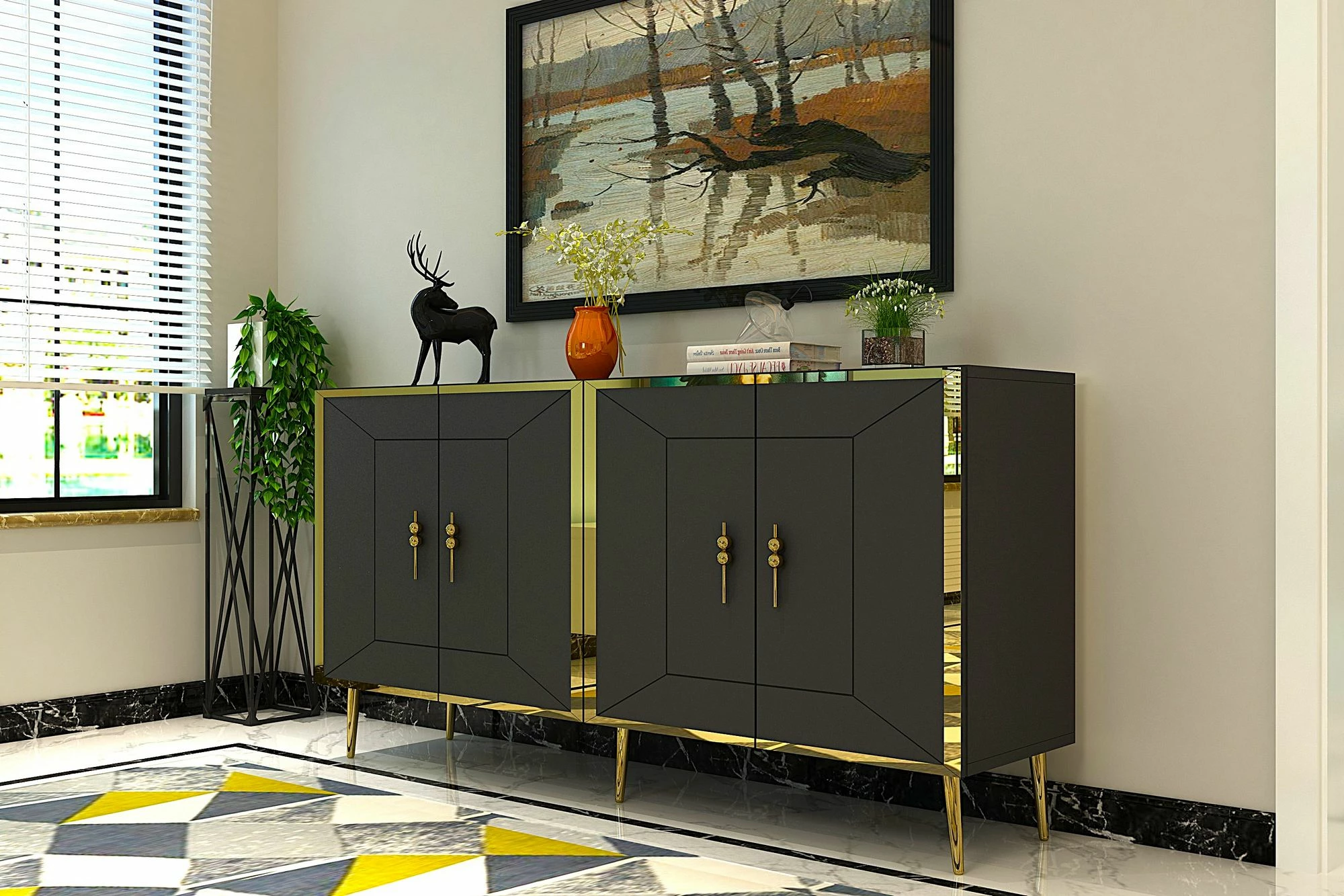 Konsol Skye Decor, Arno KB150, antracit, ari