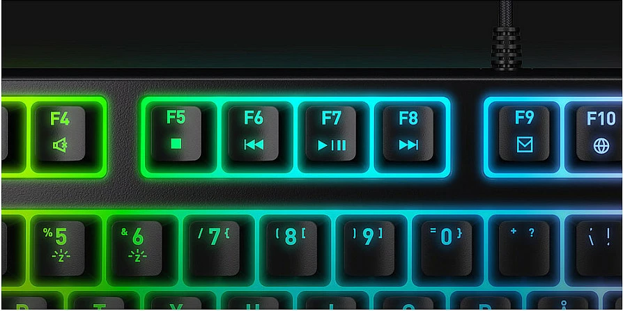 Tastierë Cherry XTRFY K4V2 TKL, RGB, e bardhë