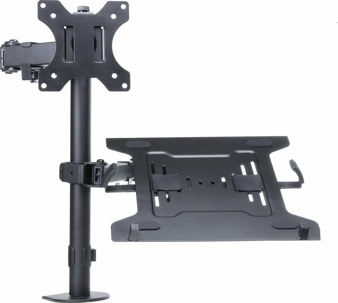 Mbajtës tavoline për monitor dhe laptop Art L-24 (RAMM L-24) 13-32\" VESA 75x75/100x100, i zi