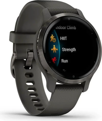 Smartwatch Garmin Venu 2S, 40 mm, AMOLED, GPS, Grafit/zi