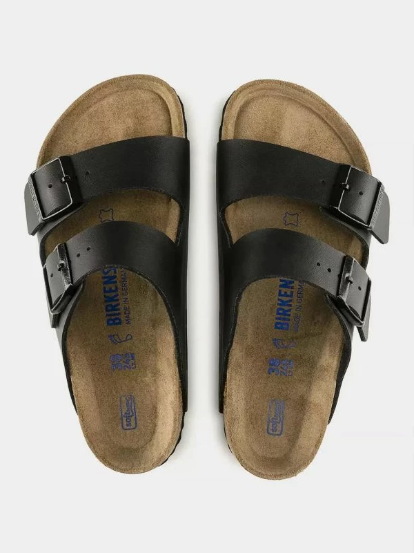 Papuqe Birkenstock, unisex, të zeza [Madhësia: 37]