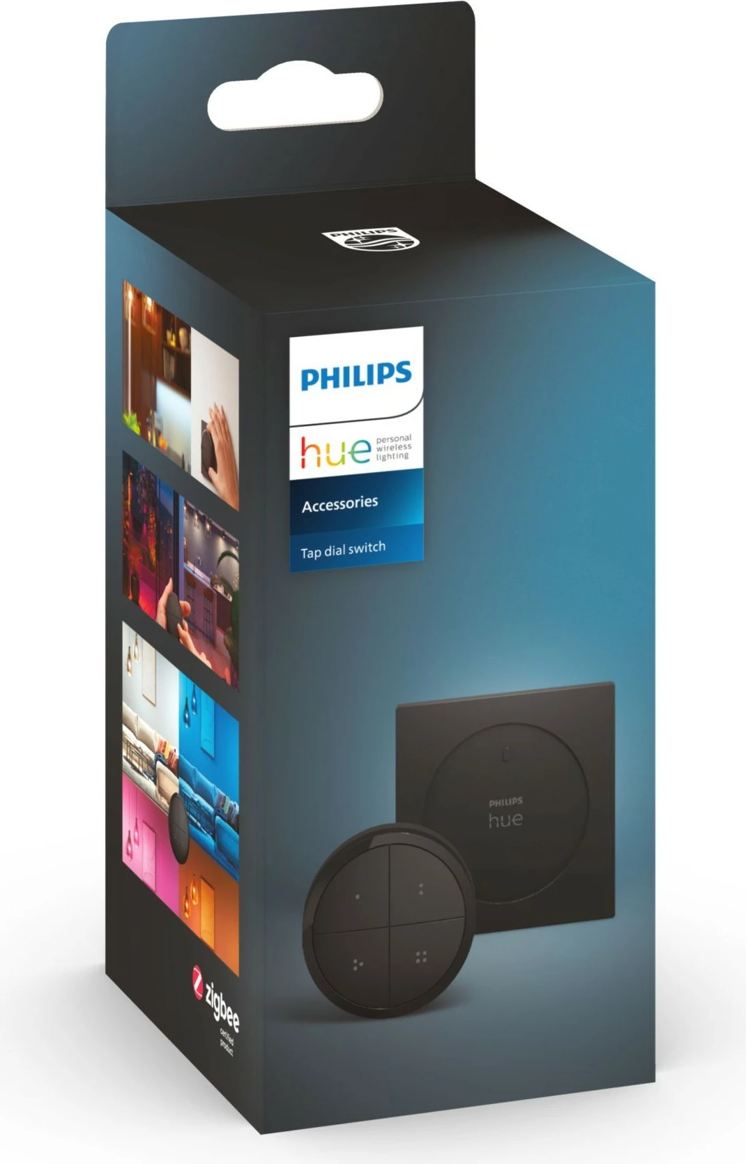 Switch Philips Hue Tap dial, Wireless, Plastikë, IP20, Zi