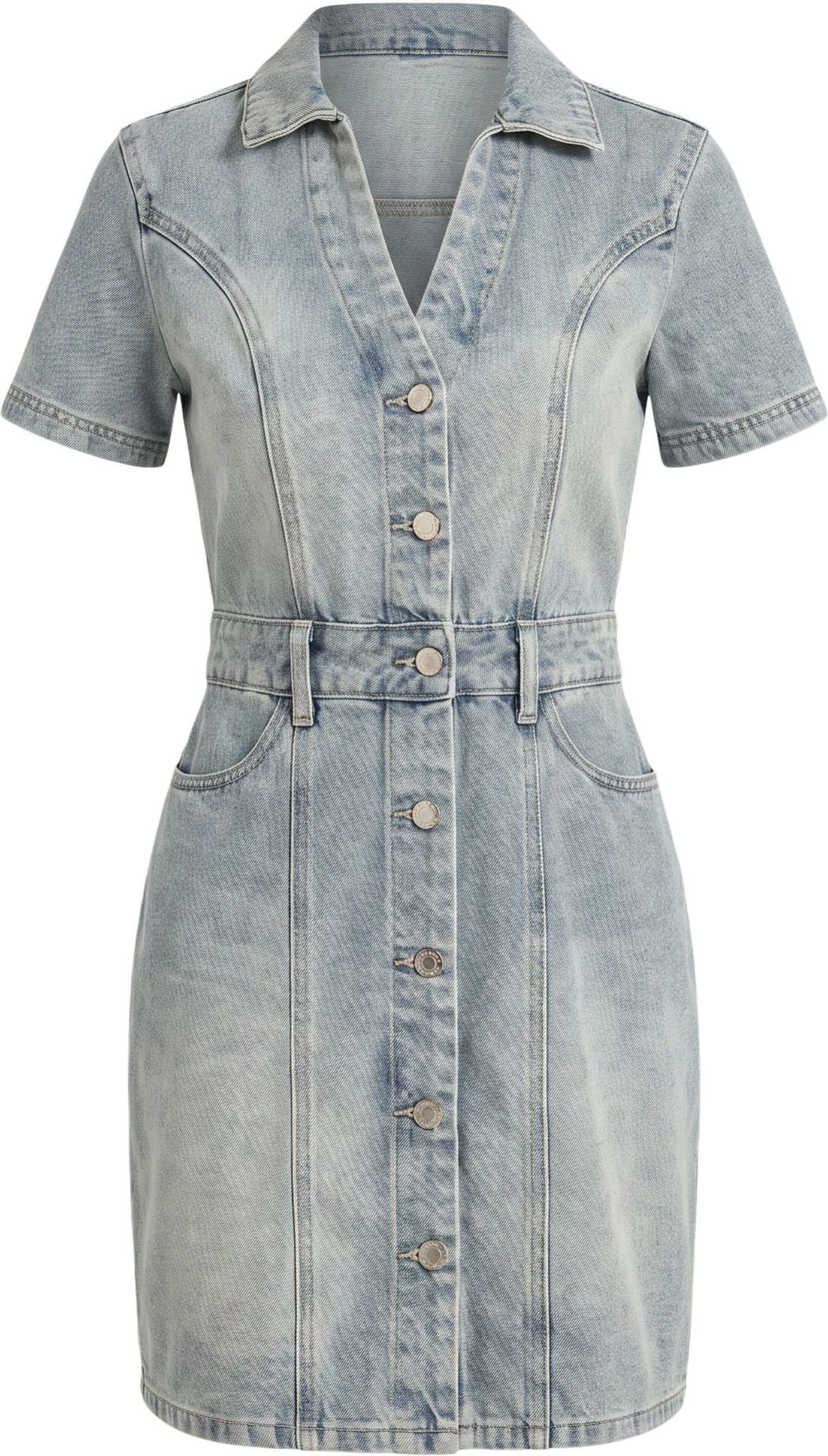 Fustan midi për femra Morgan De Toi 241-ROGLA, denim [Madhësia: 34]