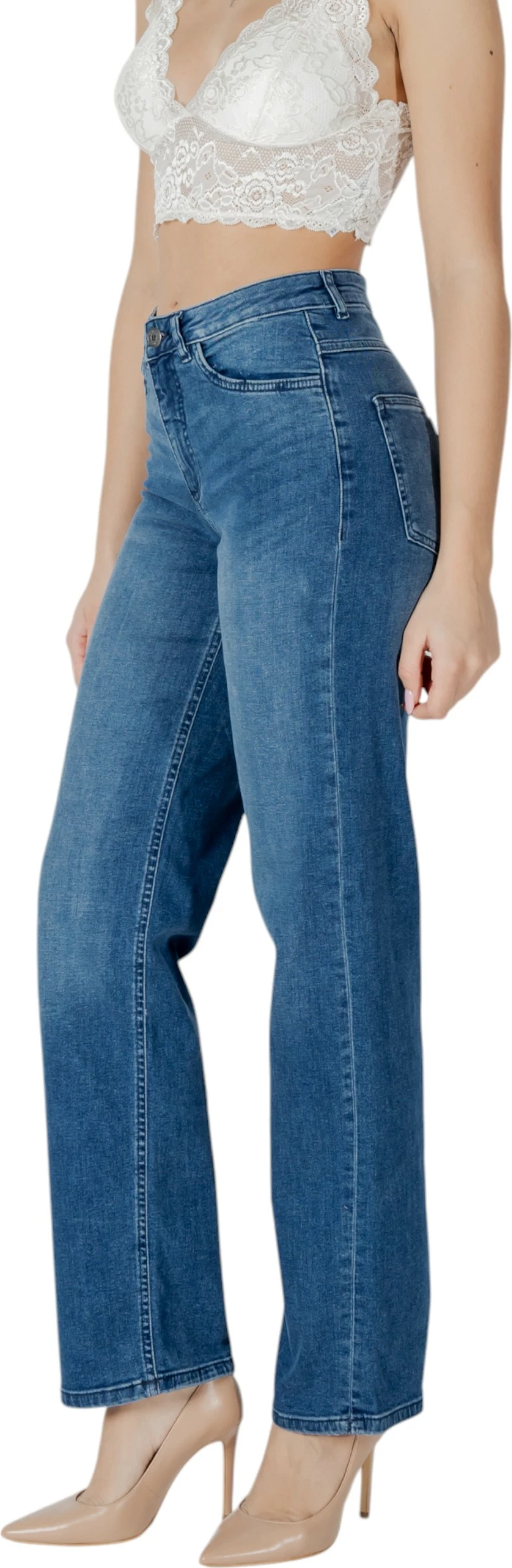 Xhinse për femra Ichi IHTWIGGY STRAIGHT 20119128, denim [Madhësia: W31 L32]
