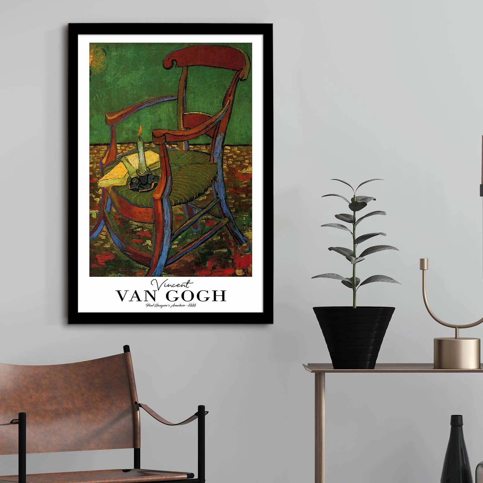 Pikturë dekorative me kornizë, Wallity, shumëngjyrëshe, 4262SYHGOGH-005, 42x62cm