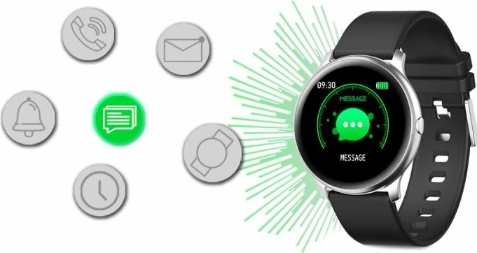 Smartwatch unisex G. Rossi, e zezë