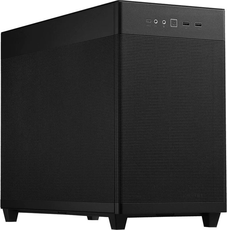 Kasë ASUS AP201 PRIME TG Mini Tower e Zezë