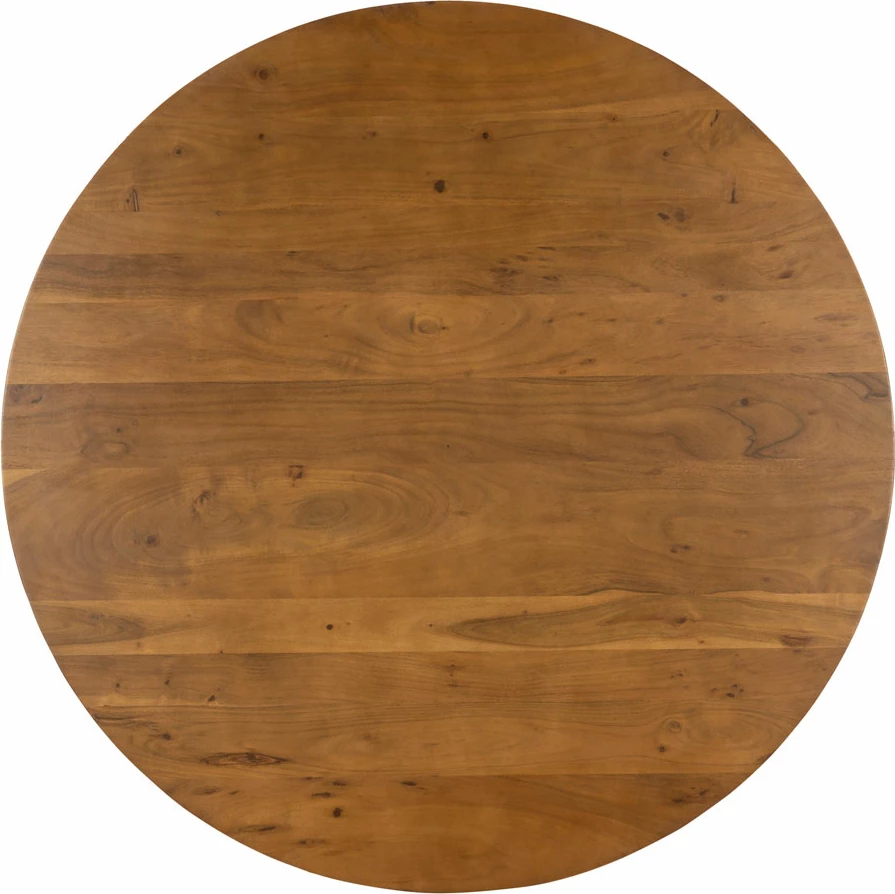 Tavolinë ARCO, ngjyrë arre, 130x130x77cm