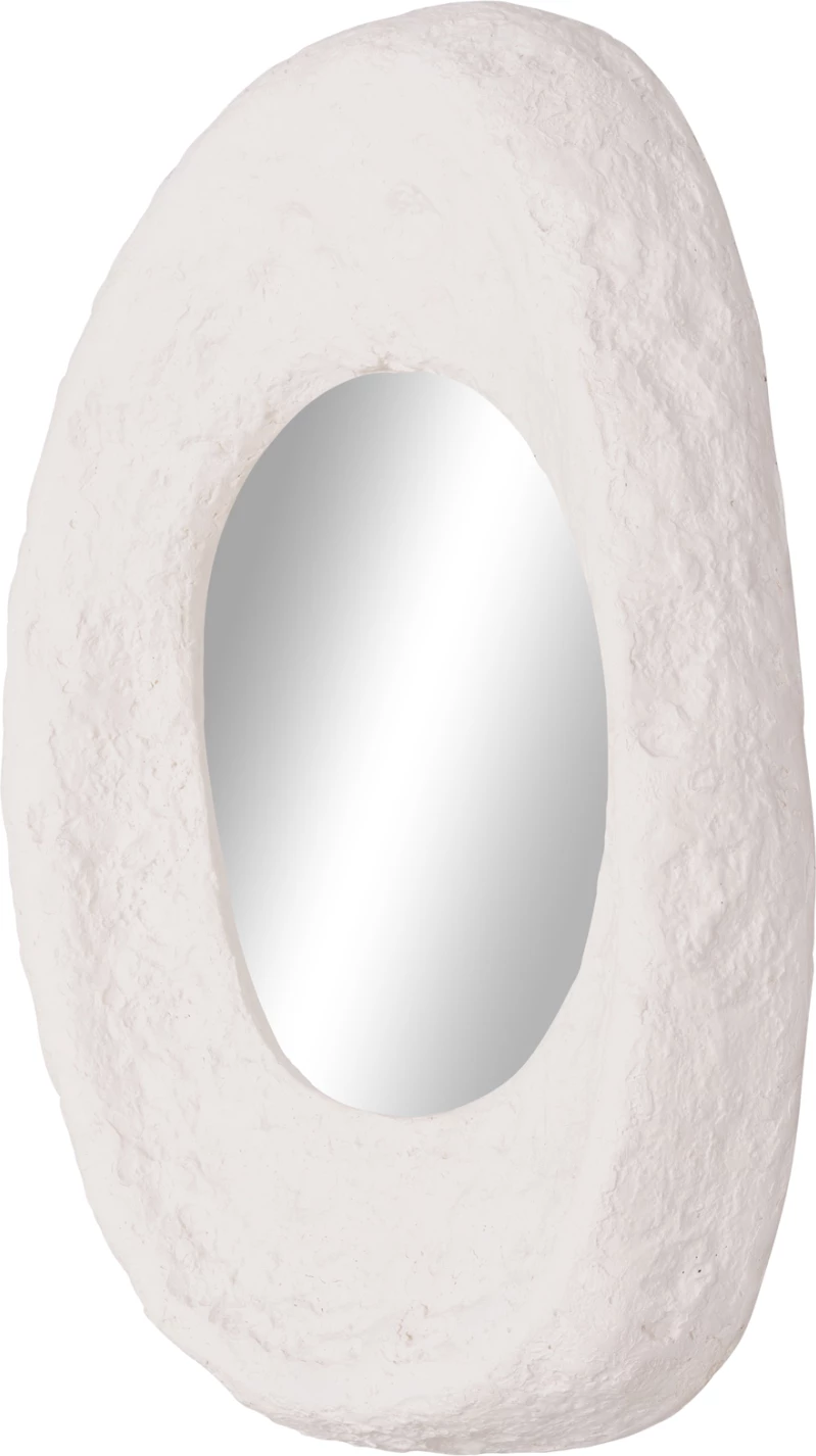 Pasqyrë muri RIFFE, fibër-cement, e bardhë, 60x13x85cm