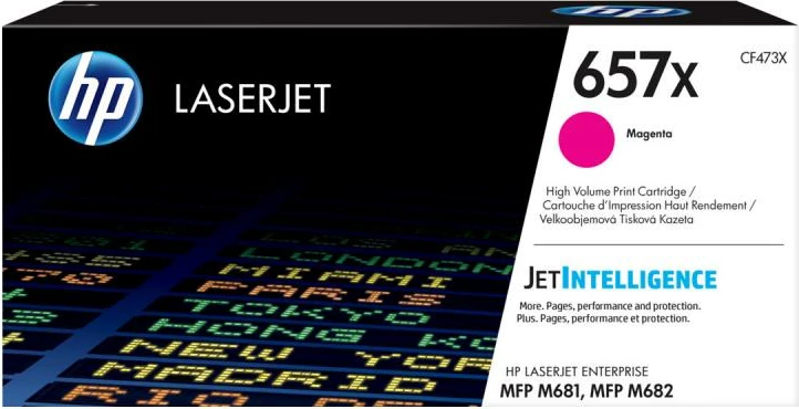Toner, HP, 657X CF473X, high yield deri 23,000 faqe, magenta