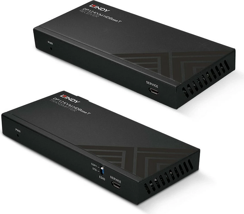 Zgjatues KVM LINDY 150m Cat6 HDBaseT, DisplayPort + USB, 4K@60Hz, i zi