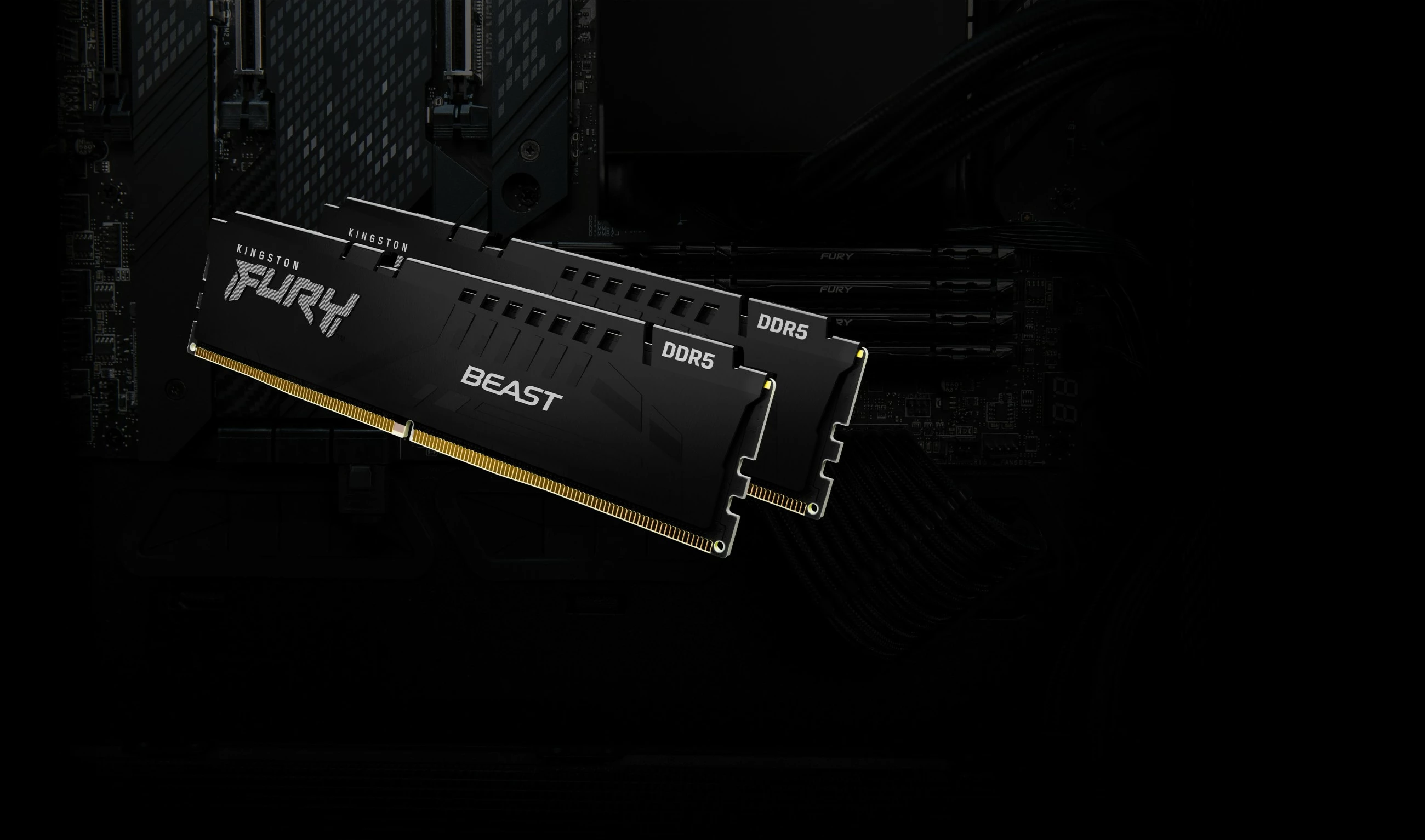 RAM Memorje Kingston 32GB 6000MT/s DDR5 CL30 DIMM FURY Beast Black