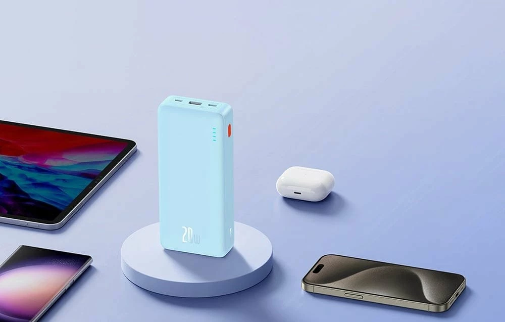 Power bank Baseus Airpow 20000mAh 20W, blue