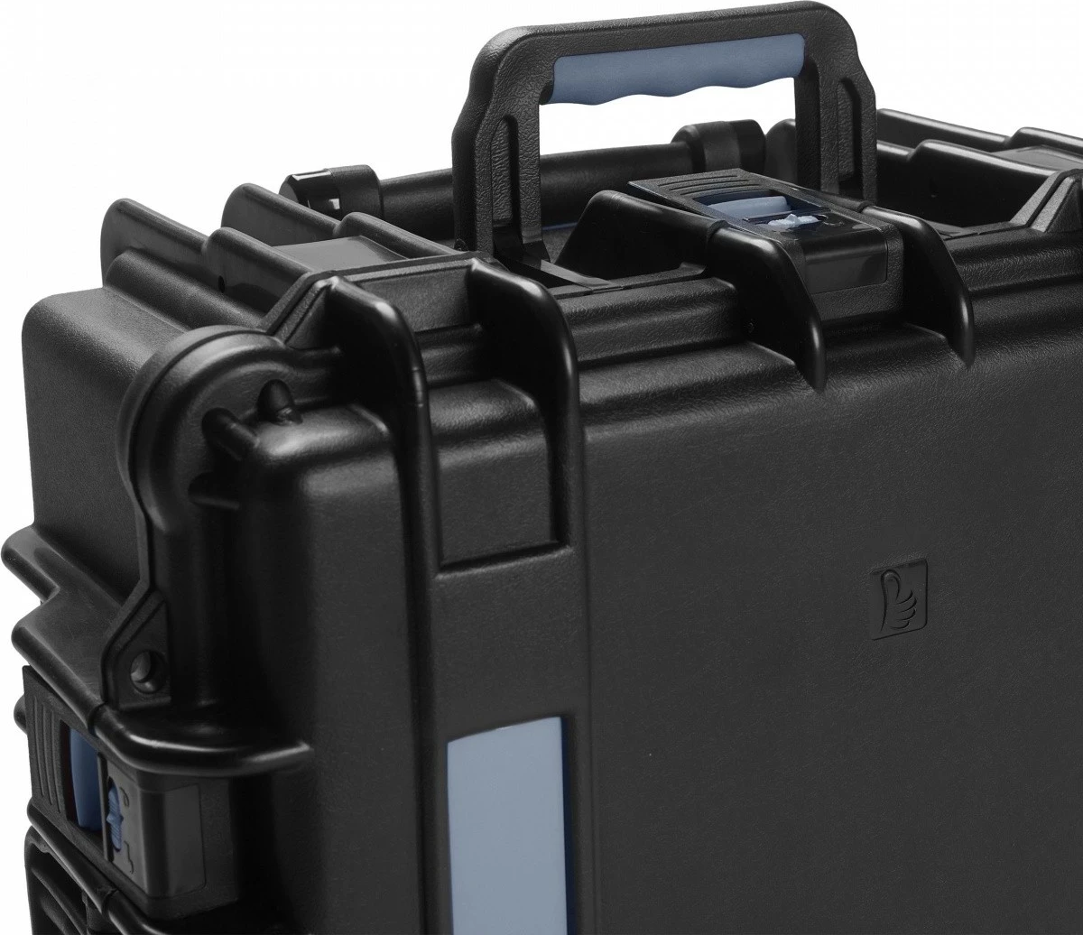 kasë karikimi për tabletë DICOTA D31898-V1, deri 14 pajisje (12.9\"), me rrota & dorezë teleskopike, IP67, e zezë, set 14 copë