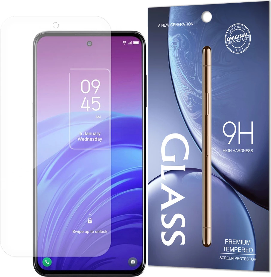 Mbrojtës ekrani xham i temperuar Hurtel për TCL 20L