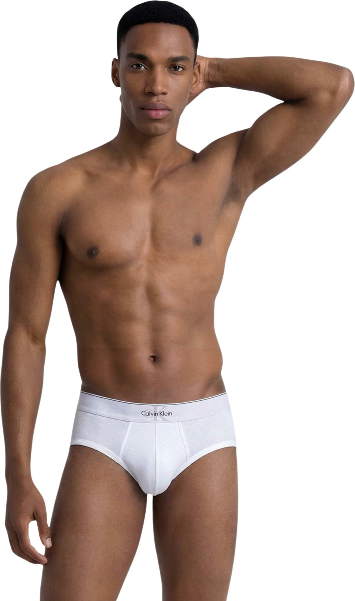 Të brendshme për meshkuj Calvin Klein Underwear HIP BRIEF 3PK LV00NB4471, të zeza/gri [Madhësia: S]