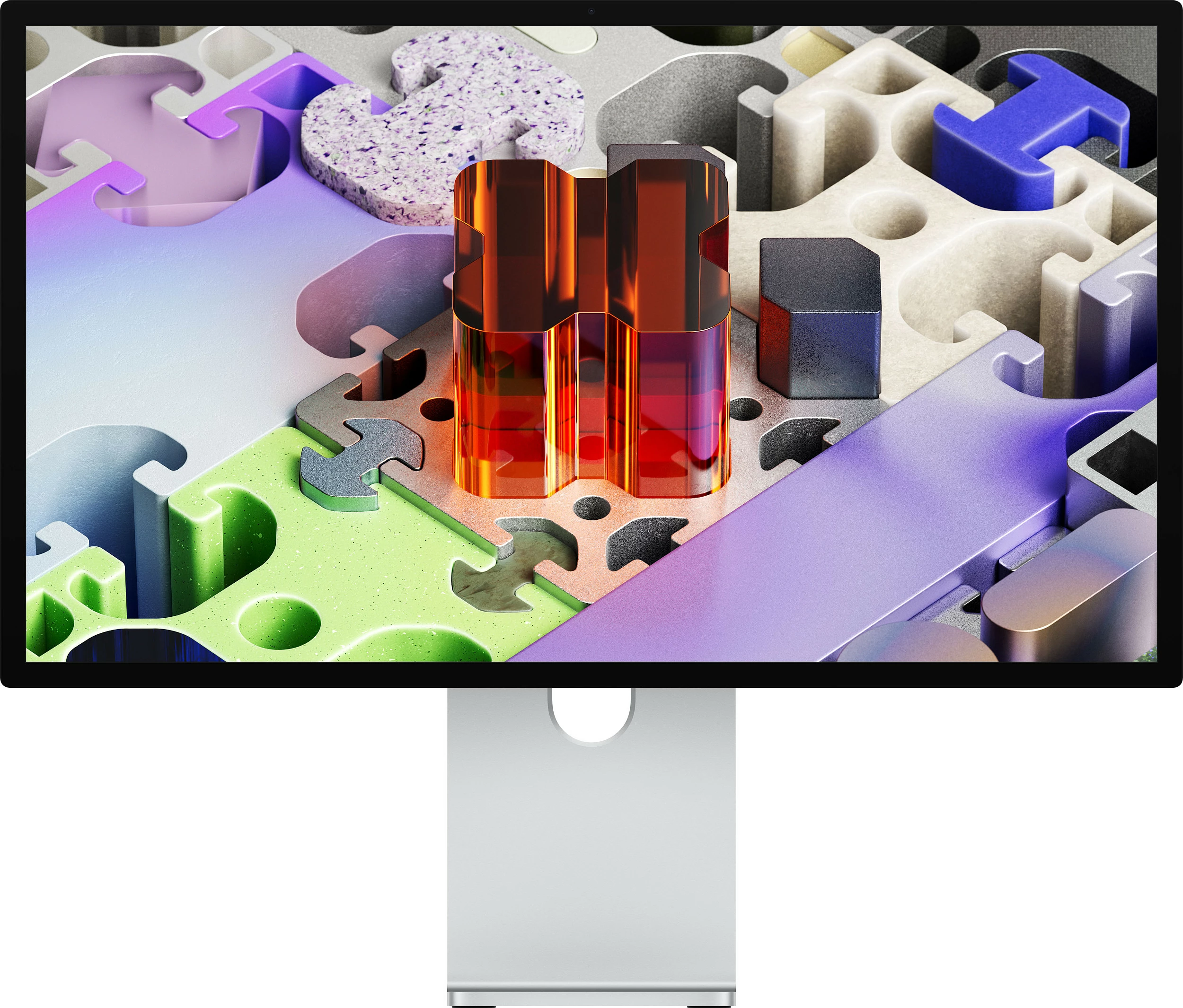 Monitor Apple Studio Display XDR 27" 5K, Nano-texture, stand me rregullim lartësie dhe tilt, Silver