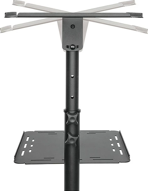 Karrocë për projektor dhe laptop LogiLink Steel Adjustable Projector & Laptop Trolley, çelik, e rregullueshme, e zezë