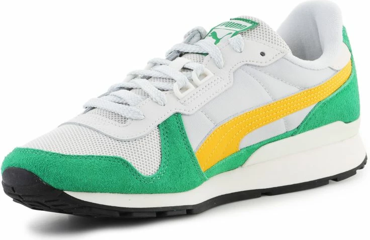 Atlete për meshkuj Puma RX 737 New Vintage, të bardha dhe të gjelbra