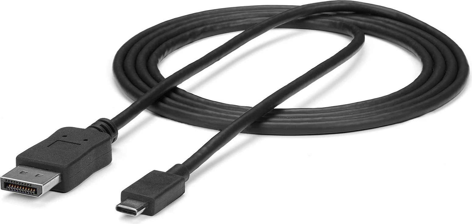Kabllo USB-C në DisplayPort StarTech CDP2DPMM6B, 1.8m, 4K@60Hz, e zezë