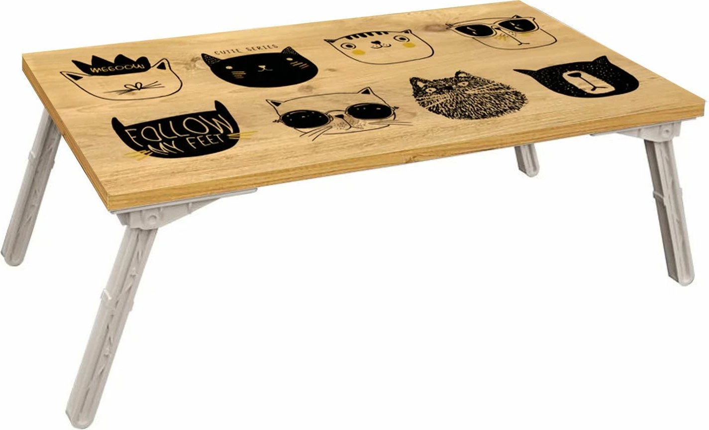 Tavolinë qëndrimi për laptop, Gusto Cats, ngjyrë Atlantic