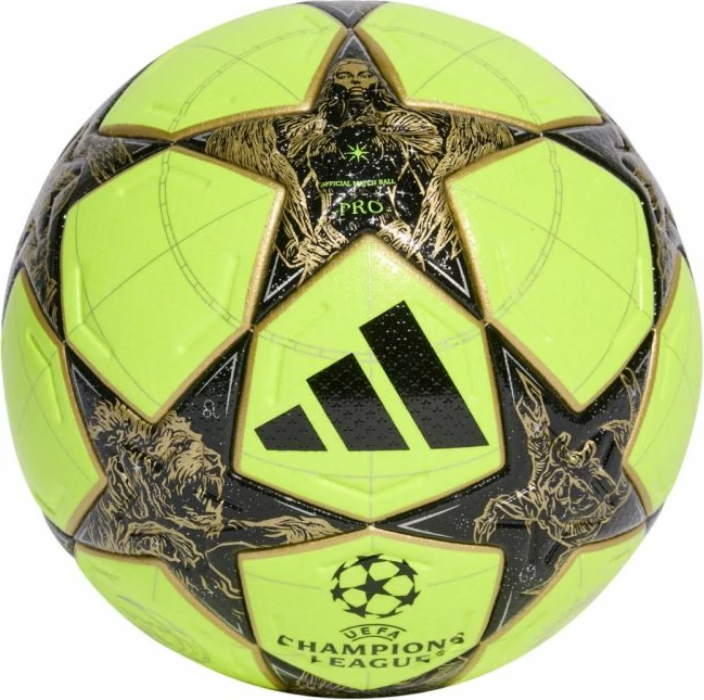 Top futbolli adidas për të gjithë, i zi dhe i gjelbër [Madhësia: 5]