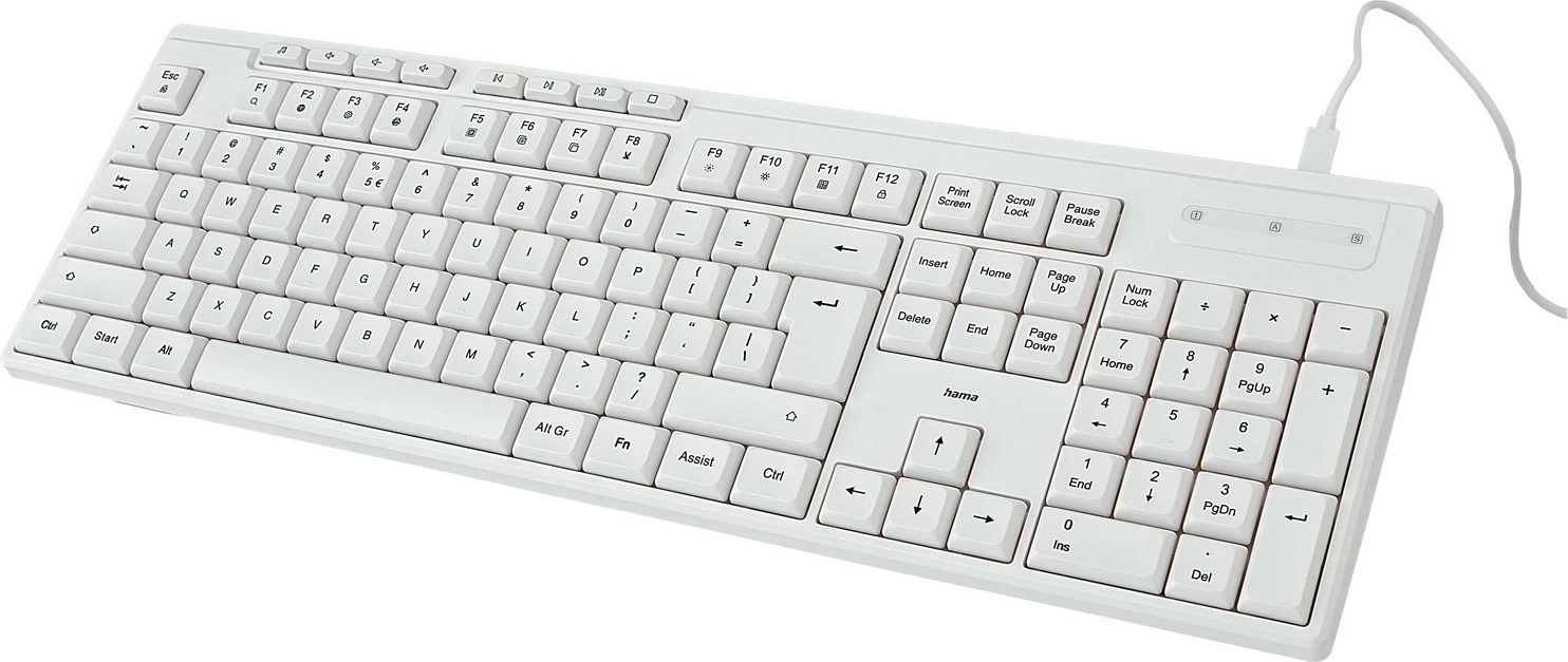 Tastierë Hama CK-200, USB, e bardhë