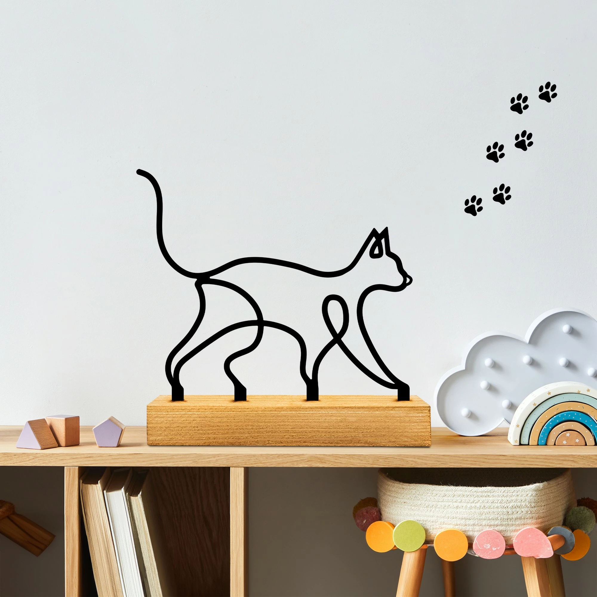 Objekt dekorativ Aberto Design, Meow, i zi - 1