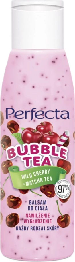 Balsam për trup për femra Perfecta Bubble Tea Wild Cherry + Matcha Tea, 100ml