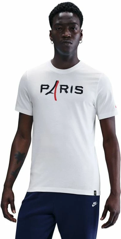 Maicë për meshkuj Nike PSG, e bardhë