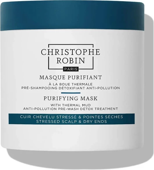 Maskë pastruese për femra Christophe Robin Purifying Mask With Thermal Mud, 250ml