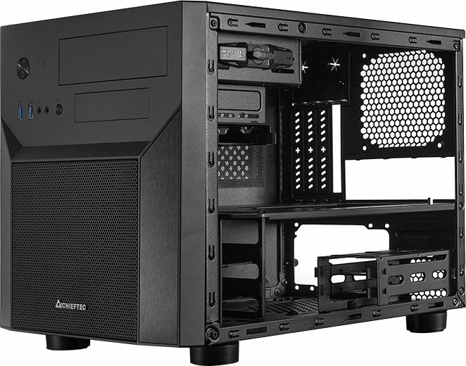 Kasë Chieftec Mesh ProCube CI-02B-OP mATX Cube Tower, e zezë