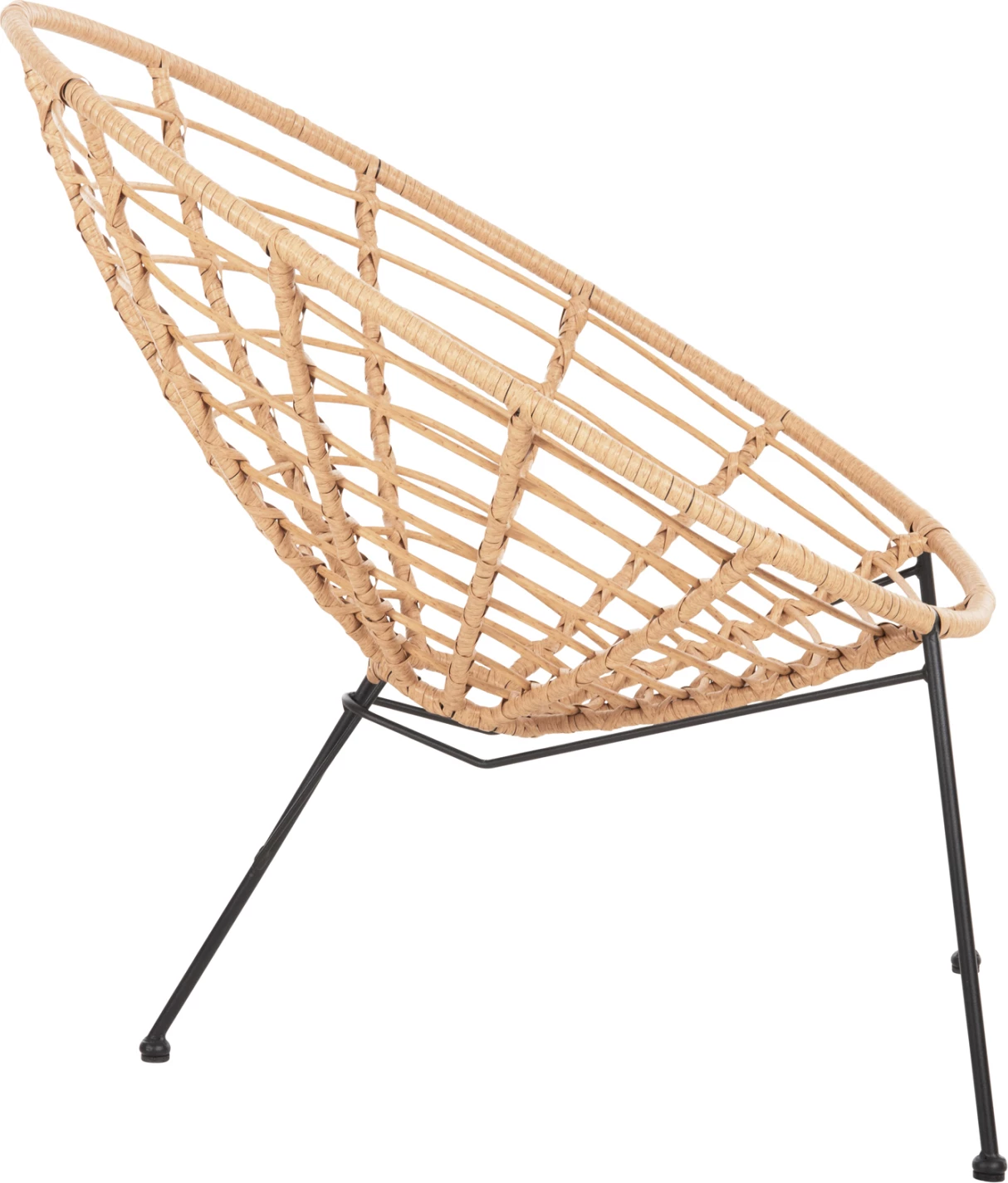 Karrige ALLEGRA lloj foleje, FH5458.11, metal i zi, thurje beix, 73x78x88H cm