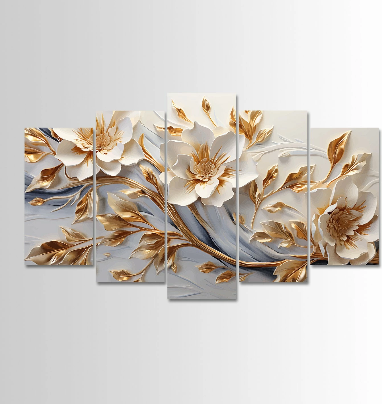 Pikturë dekorative MDF, 5 pjesë, Wallity, 5MDF4588_60100, 100x60cm