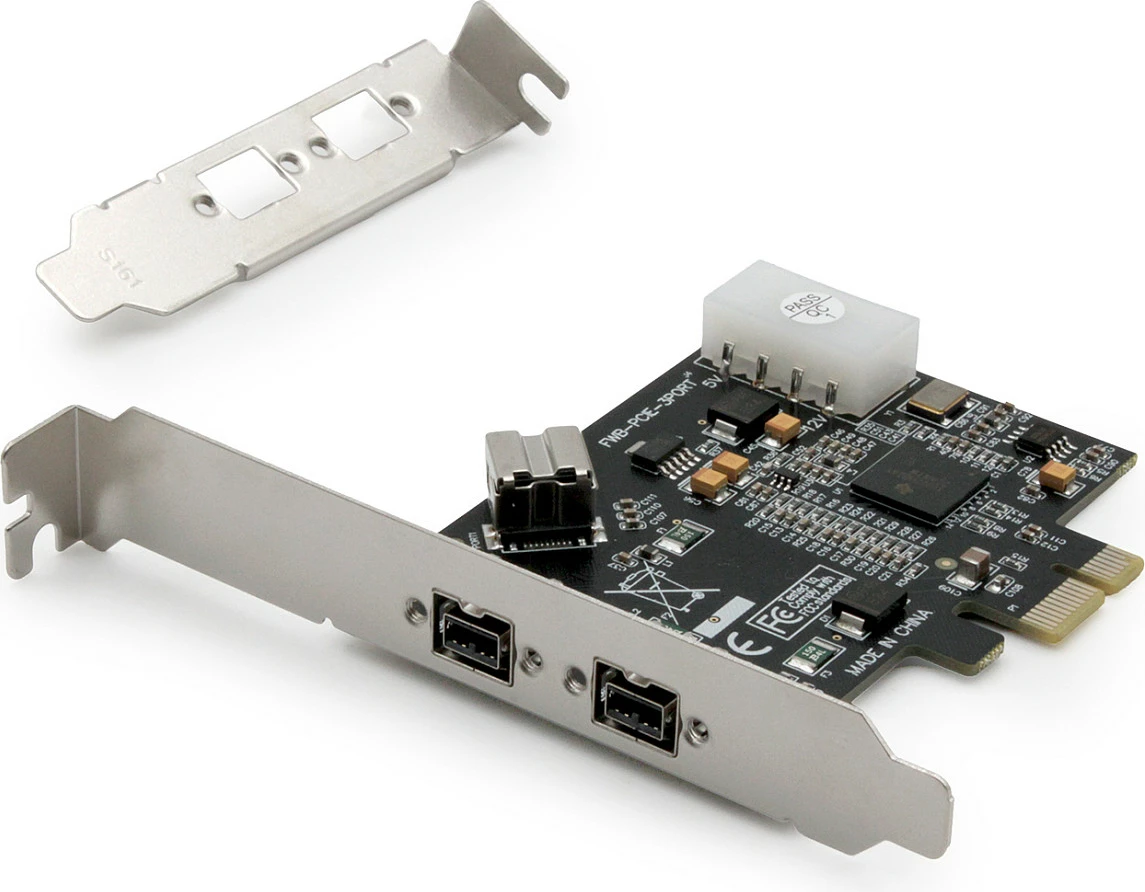 Kartelë PCIe FireWire 800 Digitus XIO2213B, 3 porta IEEE 1394b
