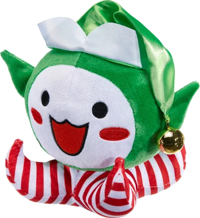Figurinë plush Blizzard Gear Overwatch Pachimari Christmas (Pachi Elf) 17 cm, jeshile/kuqe/bardhë