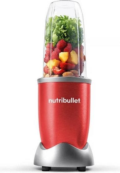 Blender NutriBullet NB606R 600 W 700 ml + 500 ml, 6 thika, Tritan, set 2 gota, i kuq