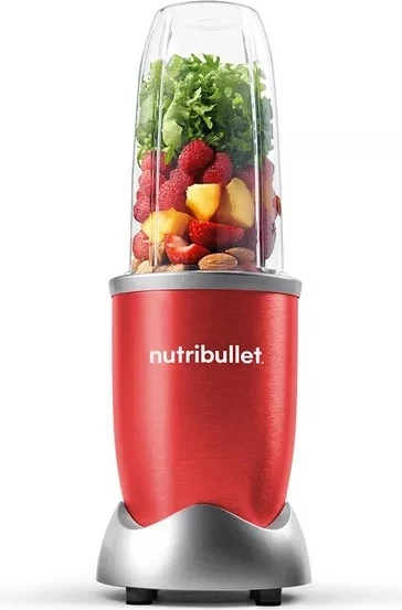 Blender NutriBullet NB606R 600 W 700 ml + 500 ml, 6 thika, Tritan, set 2 gota, i kuq