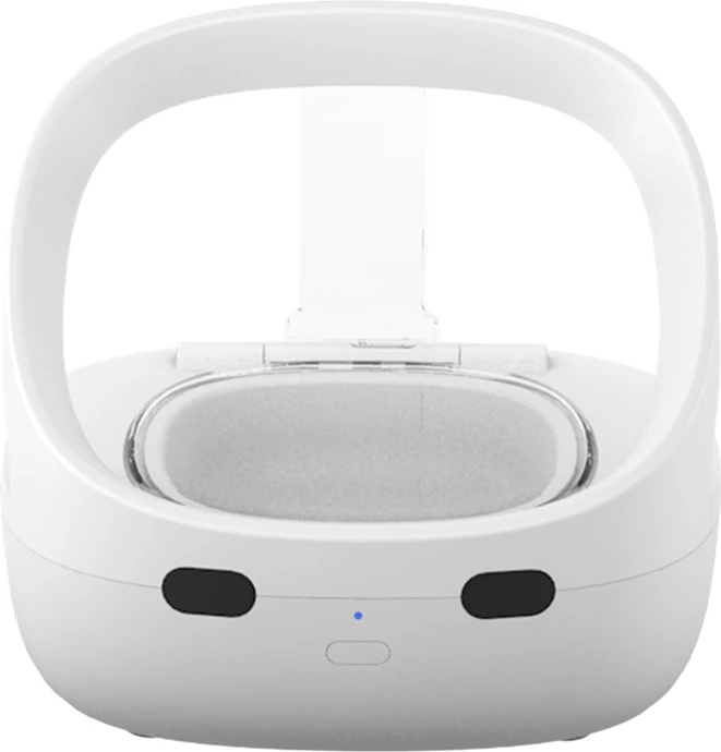 Dispenser ushqimi smart, Petoneer, PF009 (PN-110065-01), RFID deri 10 kafshë, tas 400 ml, ftohje me kasetë, Bluetooth app, USB-C/4x AA, bardhë